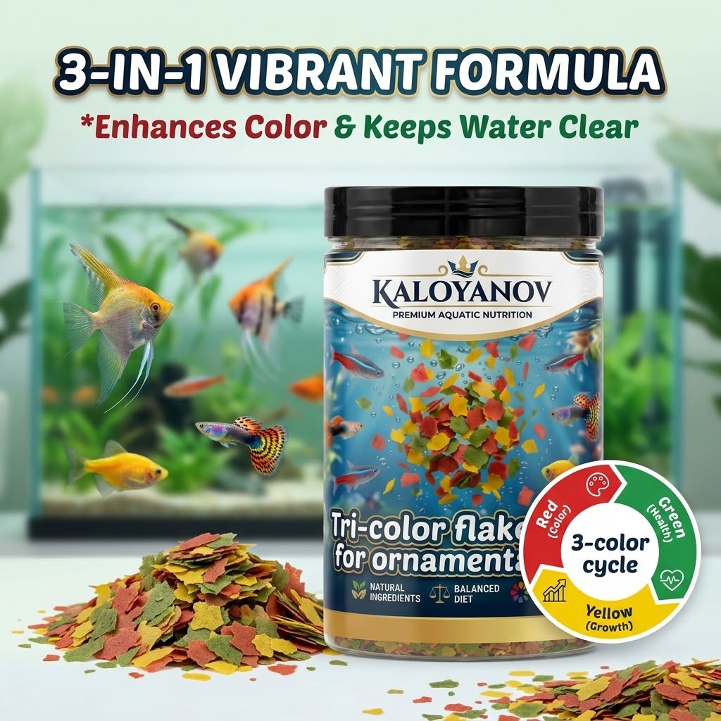 Premium 3-Color Flakes Fish Fo - đánh giá và giá Tetra Food Tropical Flakes